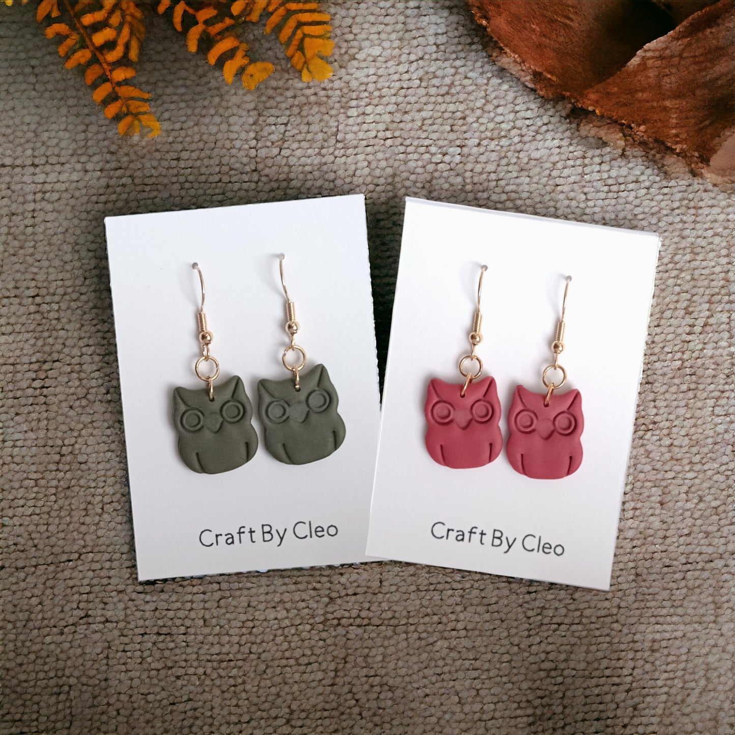 Whimsy Owl Charm Earrings