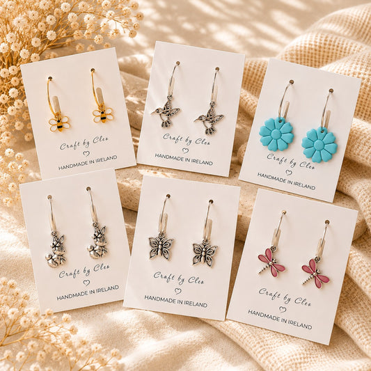 Everyday Charm Hoop Earrings