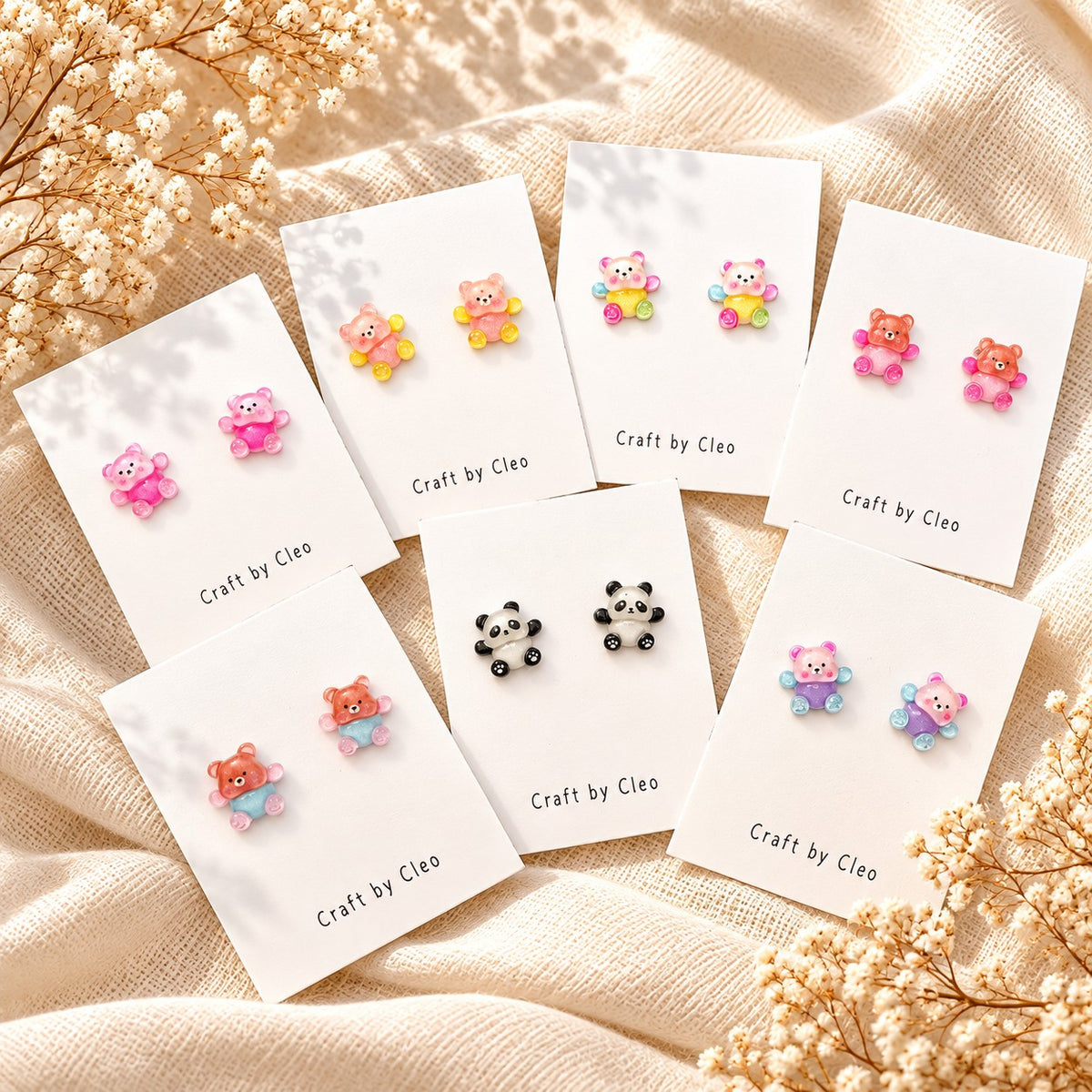 Tiny Teddy Studs
