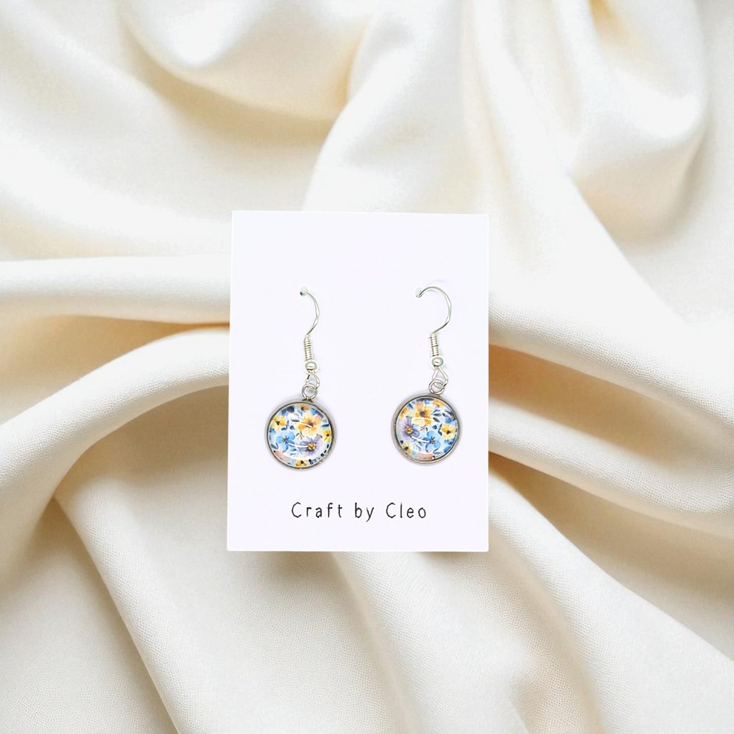 Flower Glow Drop Earrings