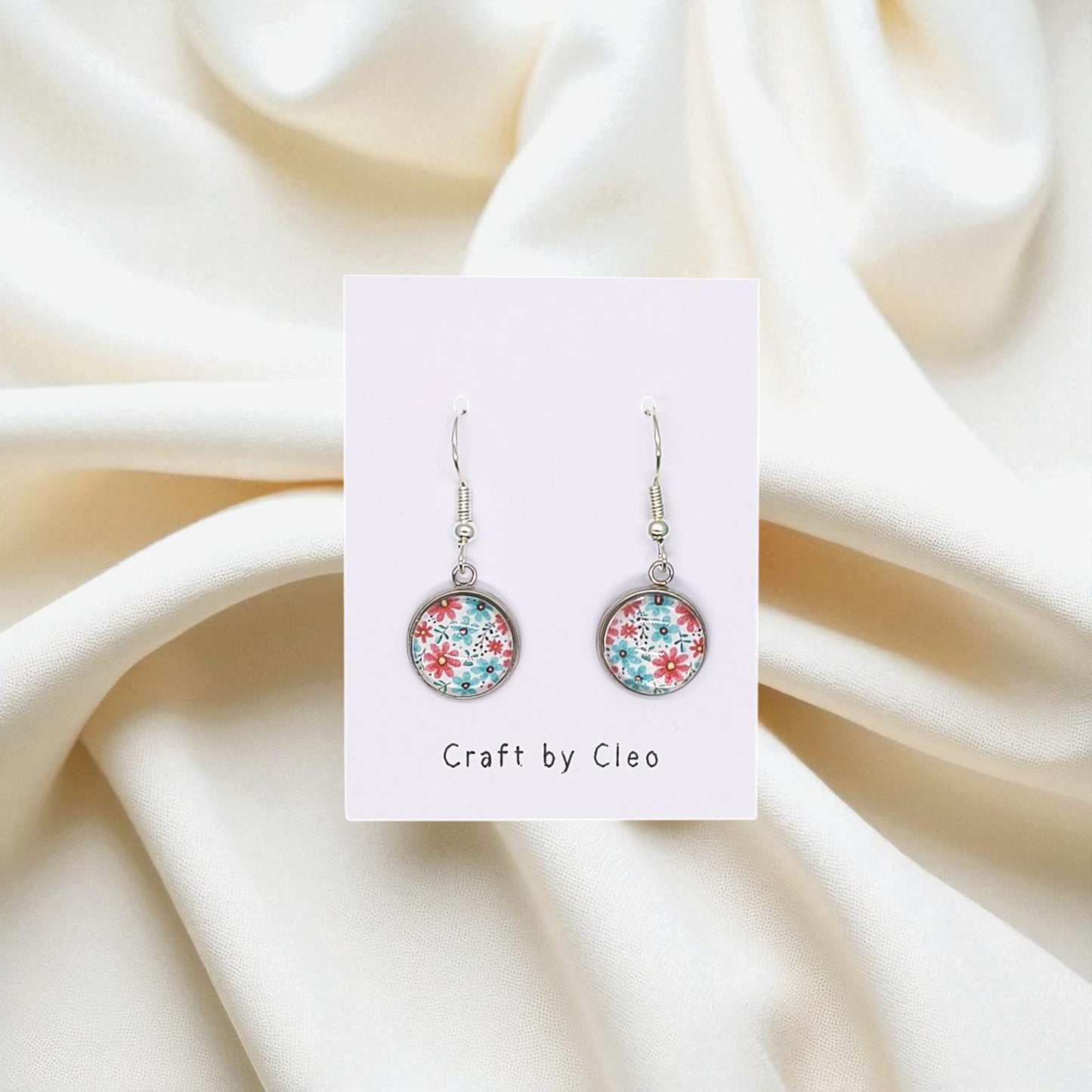 Flower Glow Drop Earrings
